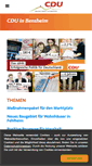 Mobile Screenshot of cdu-bensheim.de